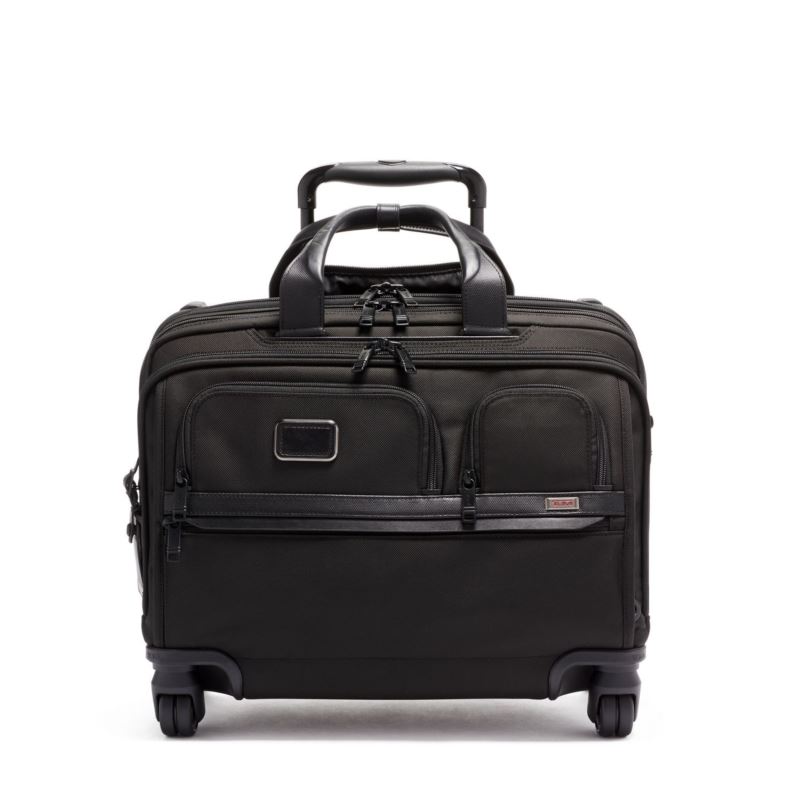 Alpha 3 Deluxe 4 Wheeled Laptop Case Brief