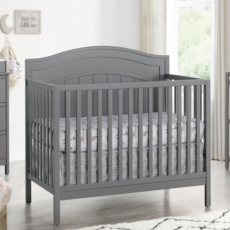 Nolan 4 in 1 Convertible Crib - (Dove Gray)