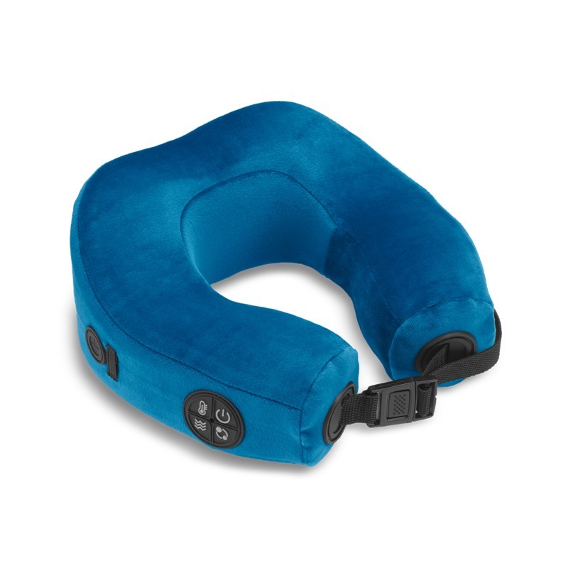 Rechargeable Heat Shiatsu+ Neck Massage Pillow - (Blue)