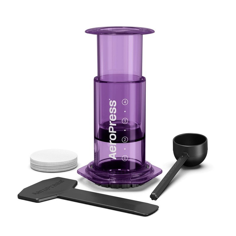 Clear Coffee Press- Purple