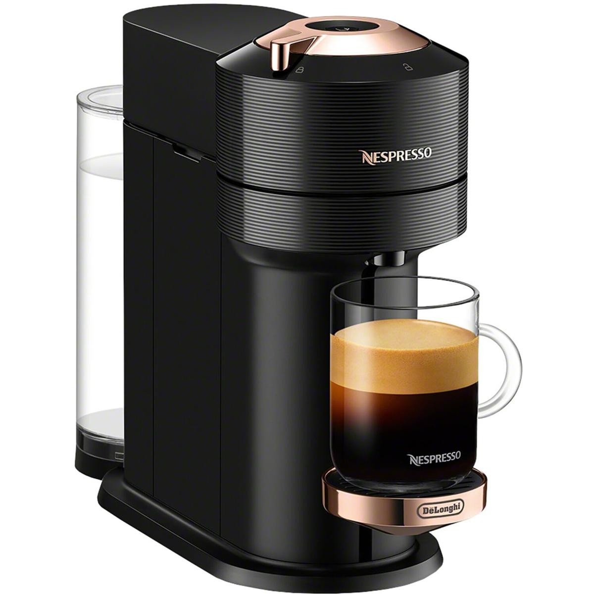 DeLonghi Nespresso Vertuo Next Premium Coffee and Espresso Maker - Black Rose Gold