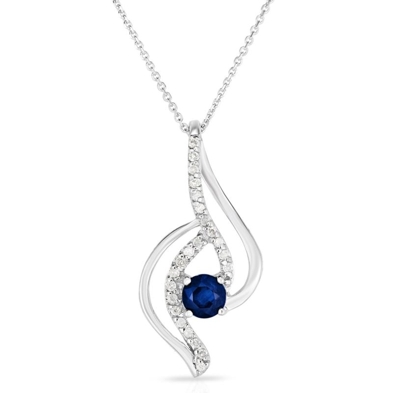 Sapphire & Diamond Necklace