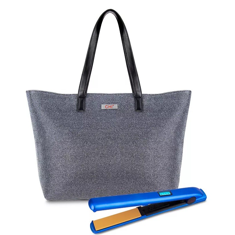 1 Inch Ceramic Flat Iron with Tote