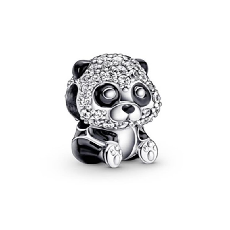 Sparkling Cute Panda Charm