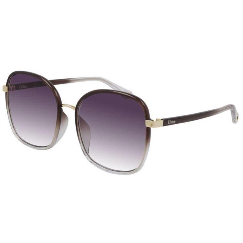 Ladies Gradient Lens Sunglasses - (Purple)