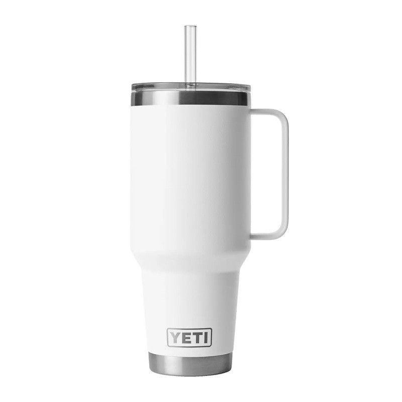 YETI Rambler 42 oz. Mug with Straw Lid - WHITE