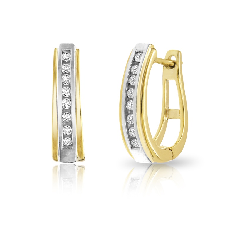 Hoop Earrings in 18K Yellow Gold