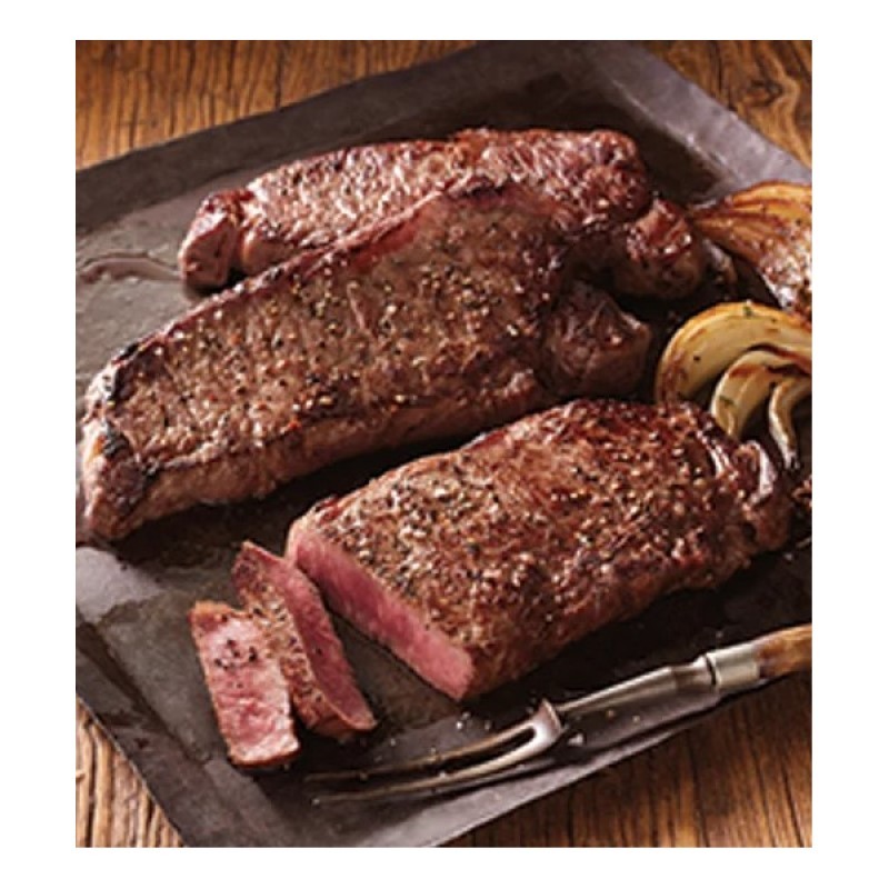 New York Strip Steak - Four 12-Ounce USDA Choice