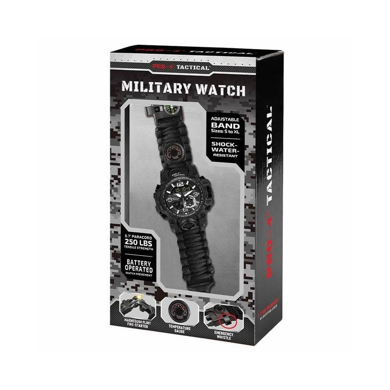 Military Watch - (Black)