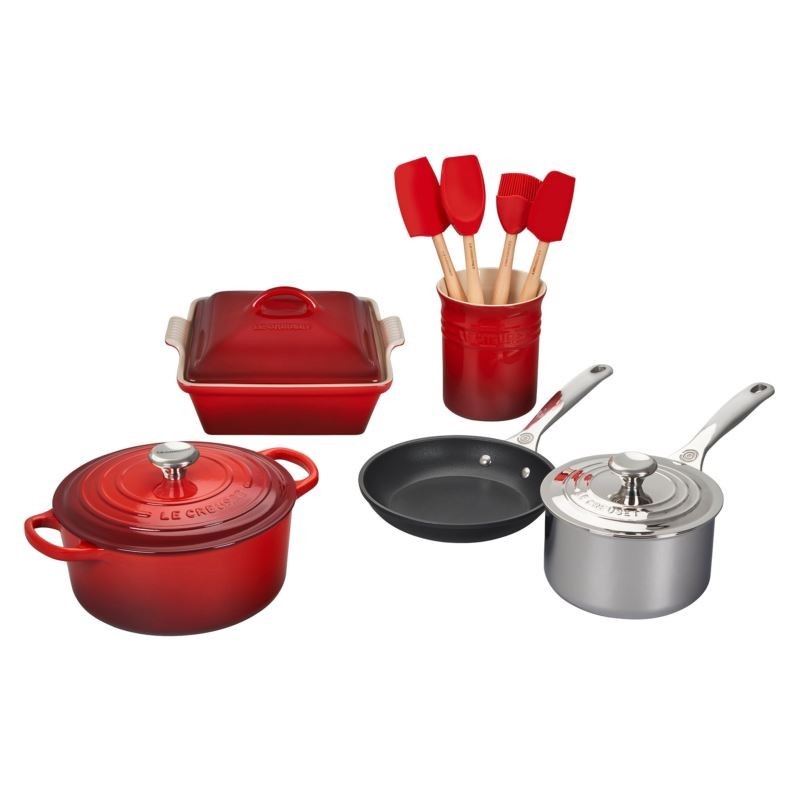 12 Pc Mixed Material Kitchen & Cookware set Cersie