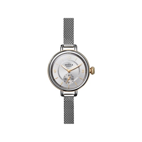 Shinola The Birdy Women's Mesh Bracelet Watch