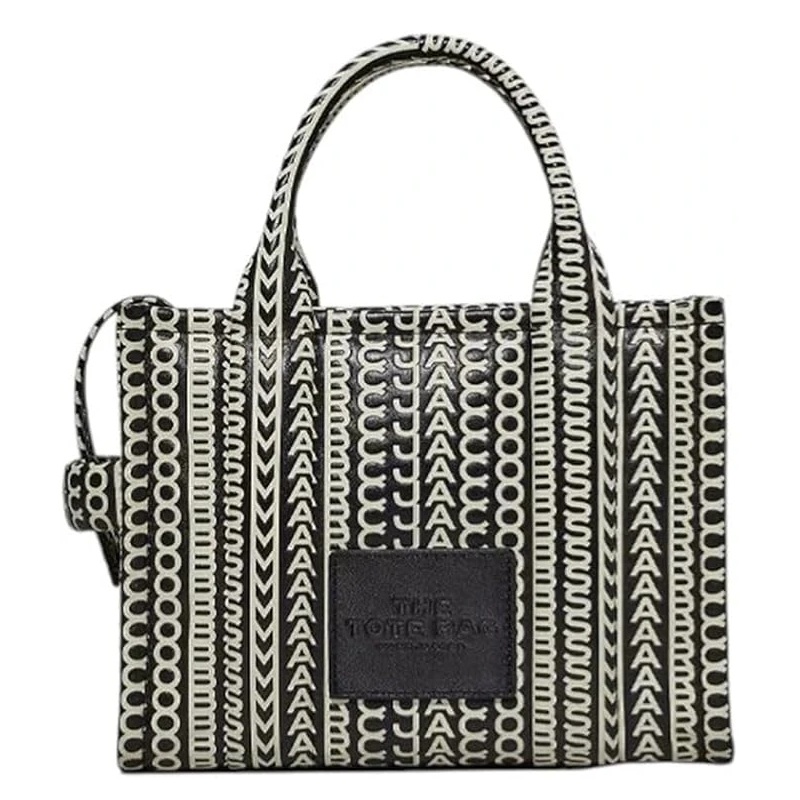 The Small Tote Black White