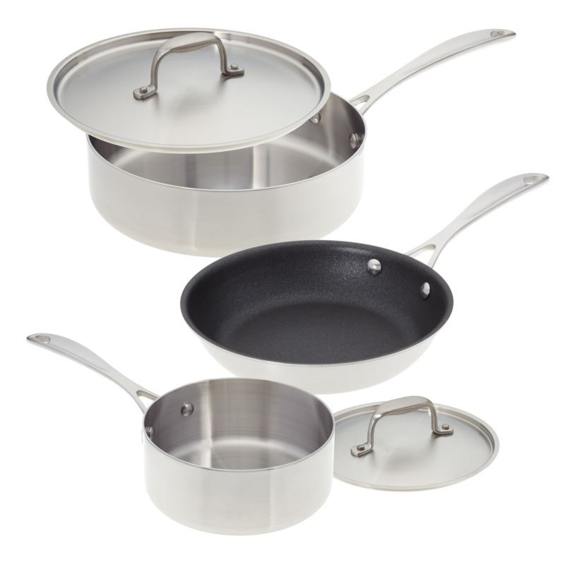 5 - Piece Cookware Set - (Stainless Steel)