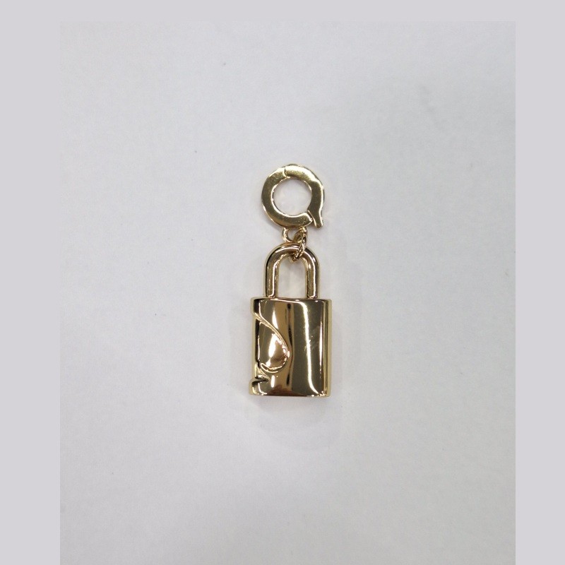 One in a Million padlock charm Gold