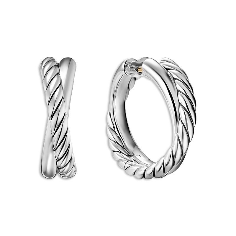 Crossover Hoop Earrings