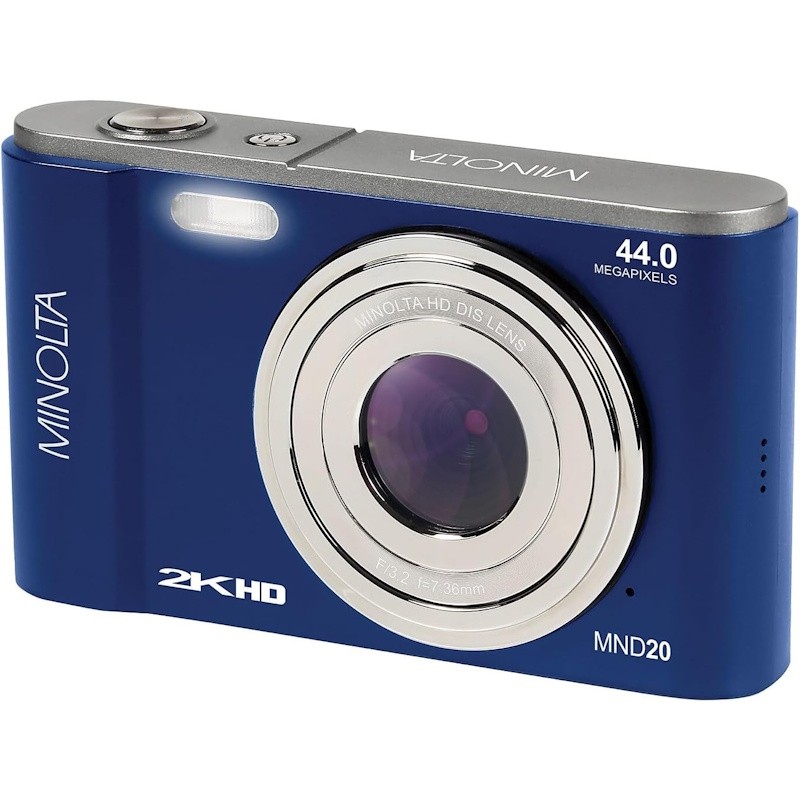 44MP 2.7K Quad HD Digital Camera - (Blue)
