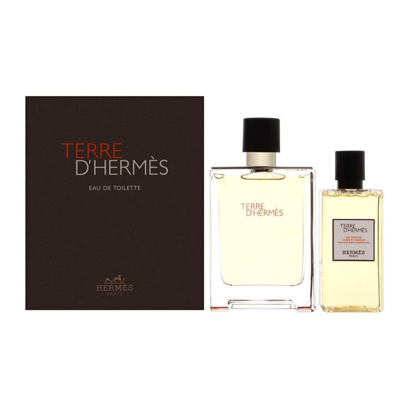 Terre D'Hermes (M) 2Pc Set (3.3Oz EDT Sp, 2.7Oz Shower Gel)