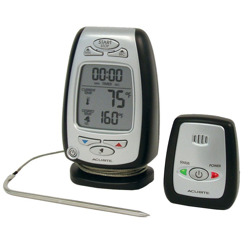 Wireless Remote Digital Cooking Thermometer & Timer for Oven Grill Fryer
