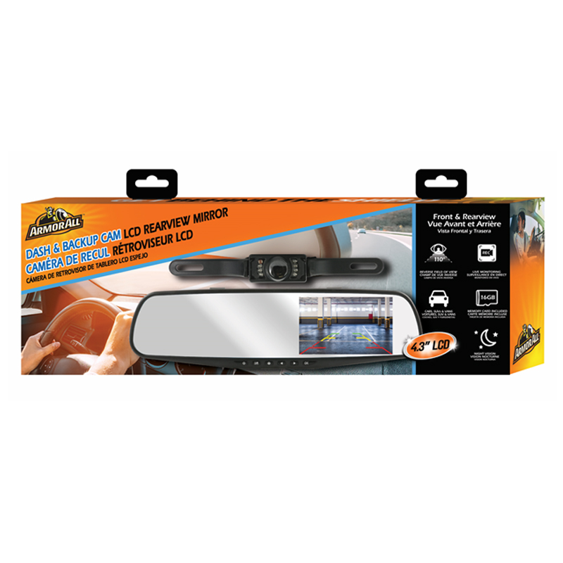 Rearview Mirror Dash Backup Camera