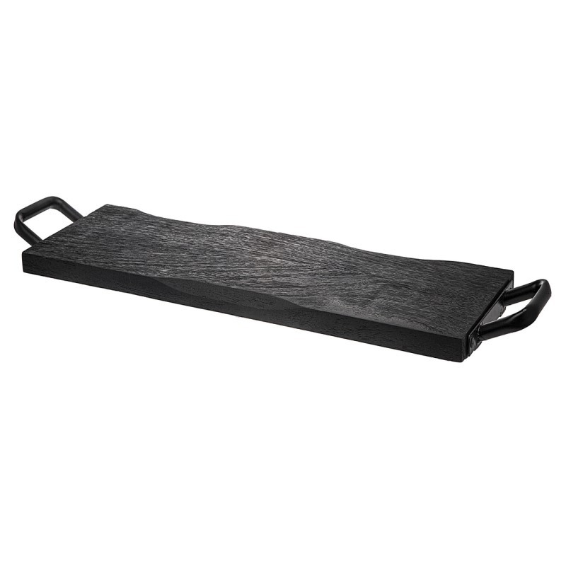 Ridgewood Black Medium Rectangle Serving Tray