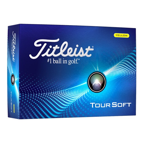 Titleist Tour Soft Golf Balls Yellow, 2024