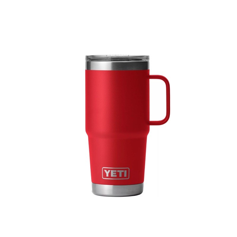 YETI Rambler 20 oz. Travel Mug with Stronghold Lid - RECUE RED