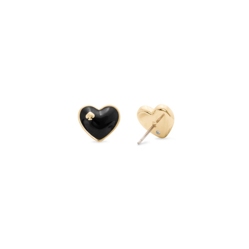 Heart Spade studs Black