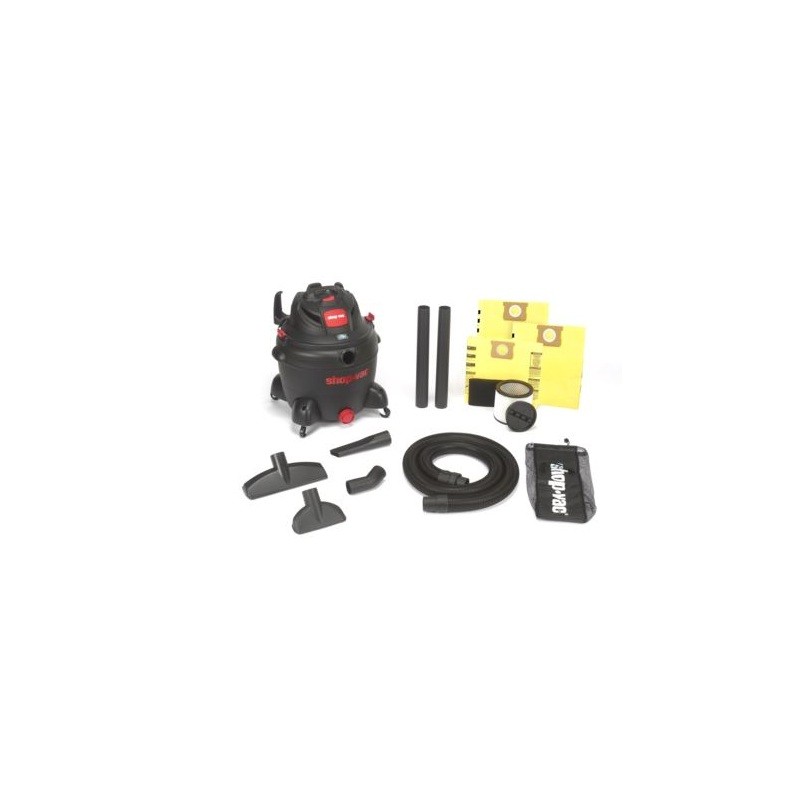 The Shop-Vac 16 Gallon Poly / 6.5 PHP SVX2 Wet / Dry Vacuum