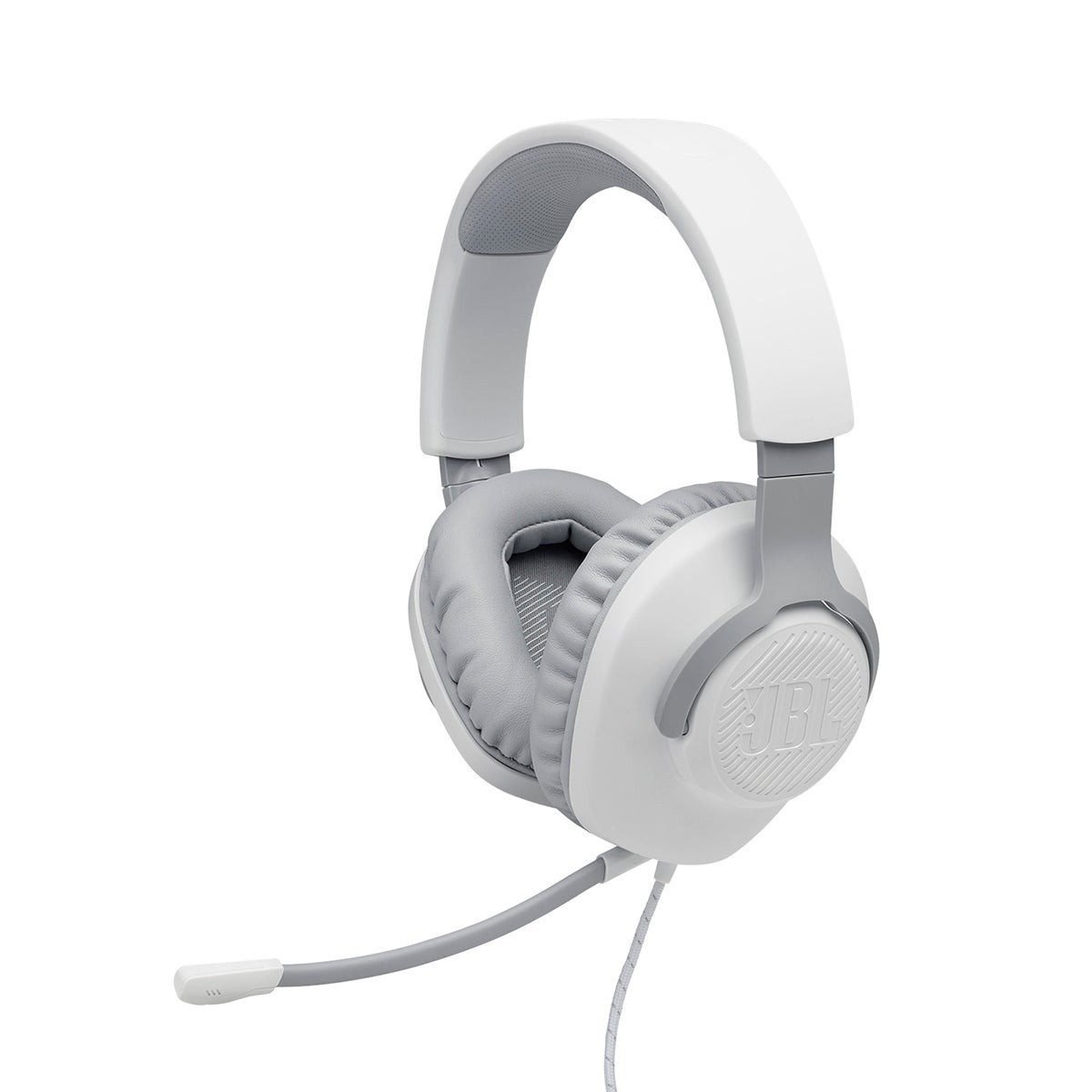 Quantum 100 Wired Over-Ear Gaming Headset w/ Detachable Mic White
