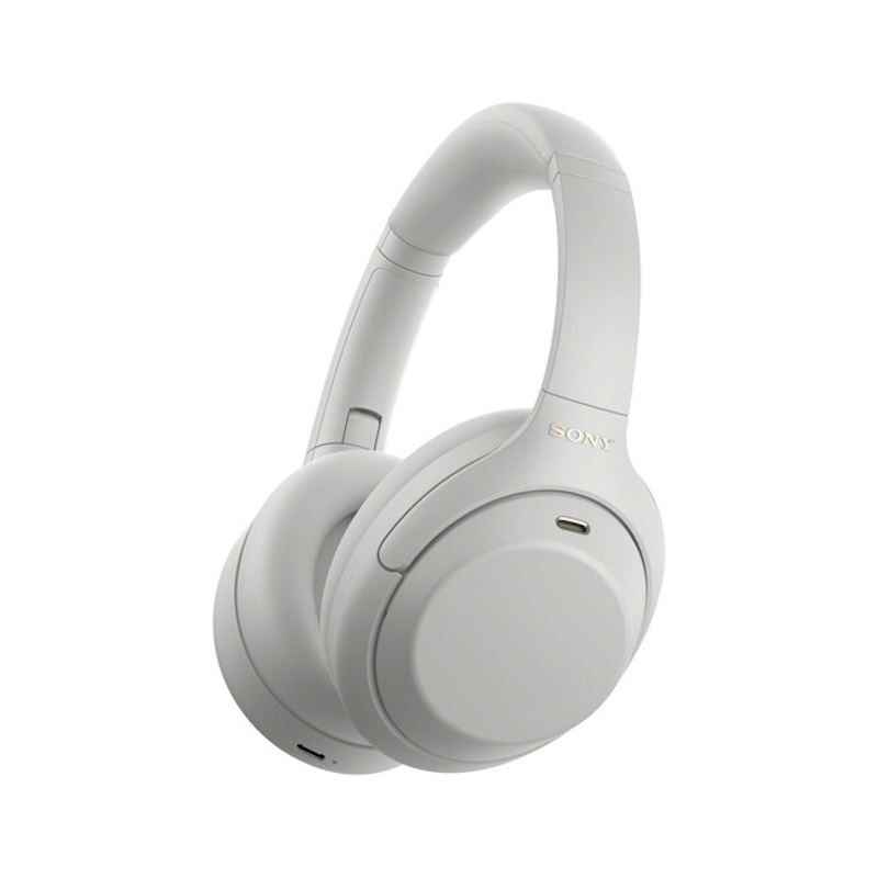 Silver Wireless Noise Cancelling Headphones