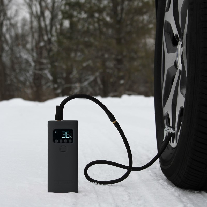 AirPro - Portable Air Compressor, 4,000mAh Power Bank and Flashlight Bundle