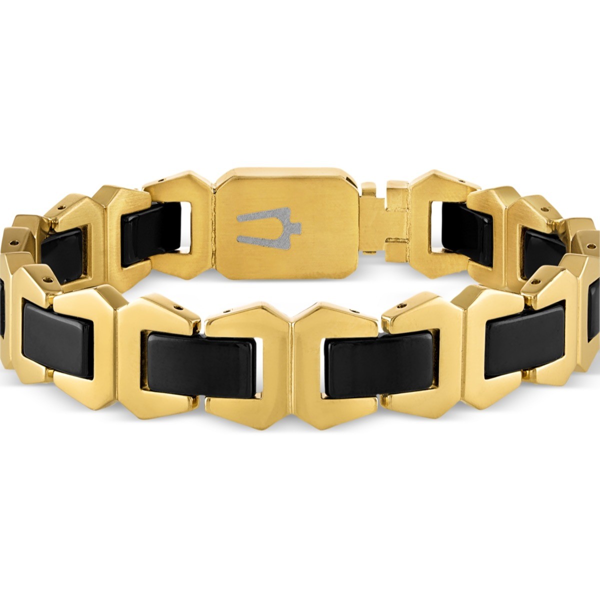 Icon Steel & Ceramic Bracelet, Large