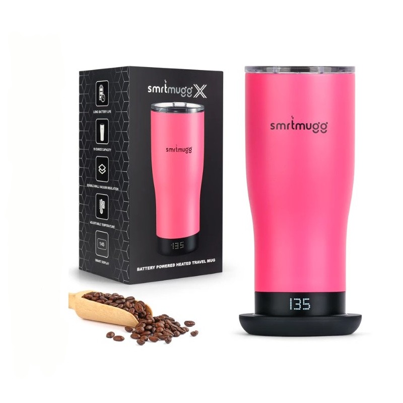 X Heated Travel Mug - Pink