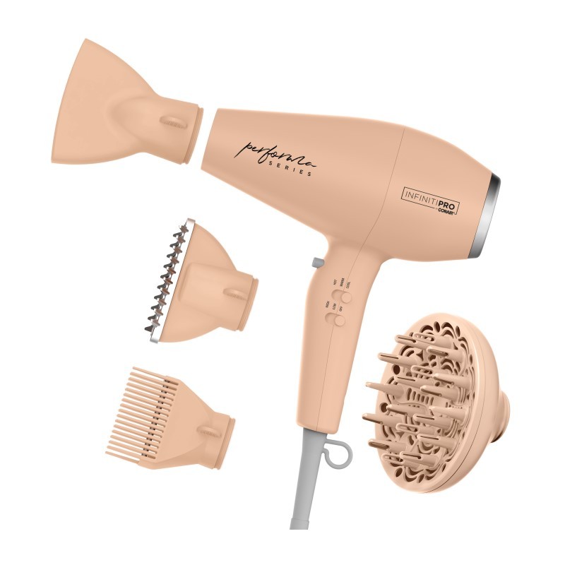 InfinitiPRO Performa AC Dryer with 4 Att - (Blush)