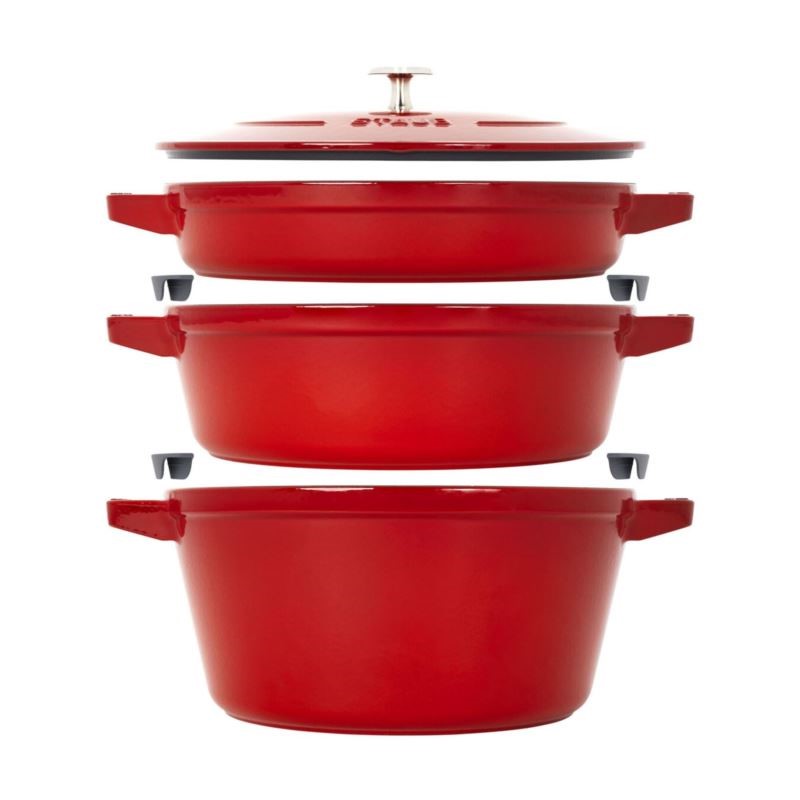 Staub Stackable 4pc Set - Cherry