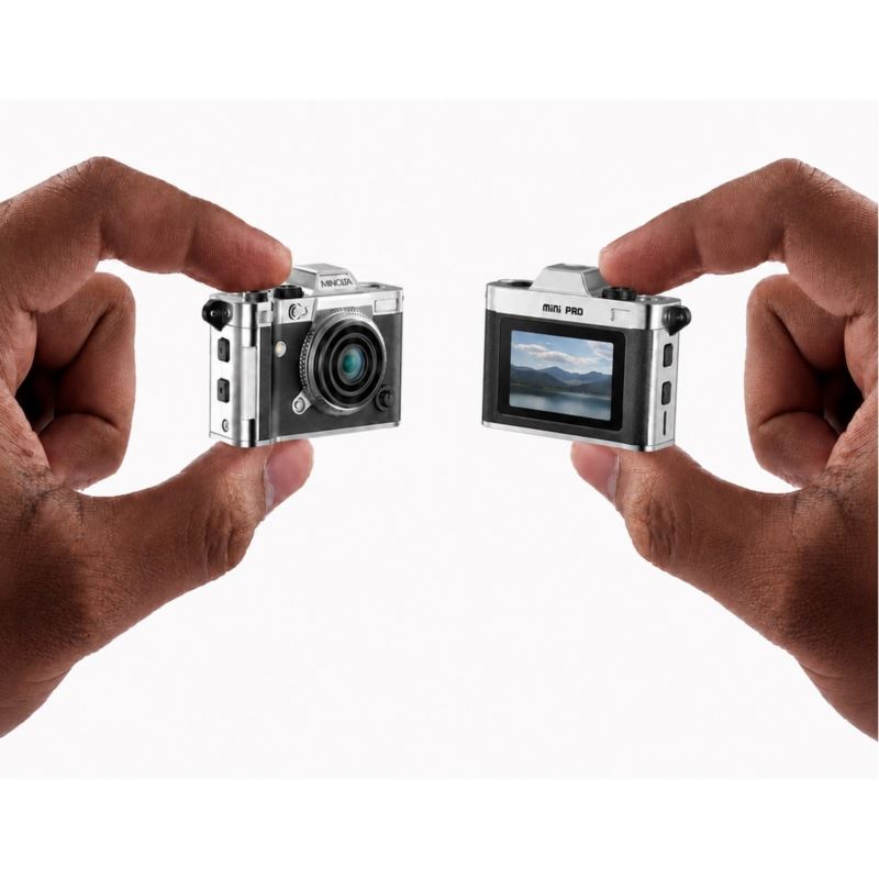 Black Mini Pro 2K QHD Video 20MP Digital Camera