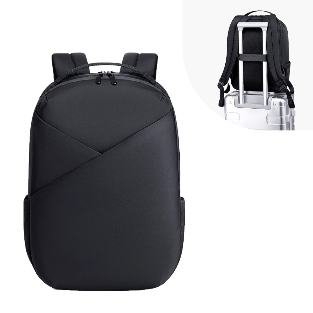 16 - Inch Laptop Origami Daily Backpack - Unisex (Black)