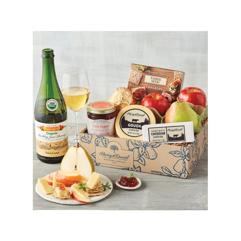 Sunny Days Fruit and Cheese Gift Box