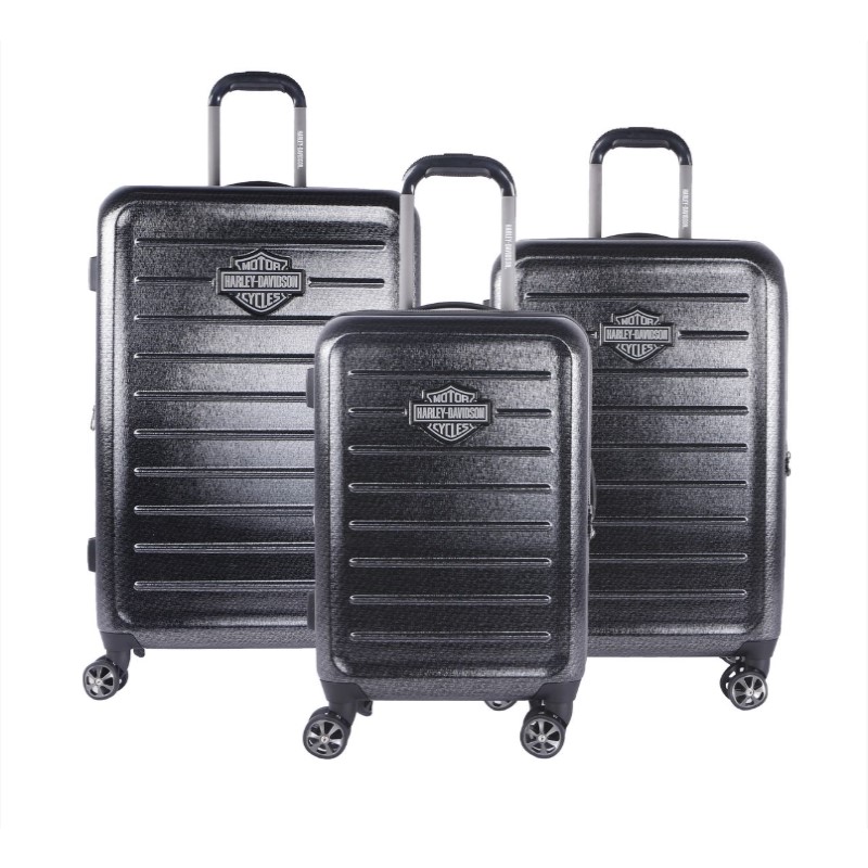 3PC Set Cruiser Hardside Luggage - (Charcoal Matrix)