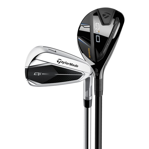 TaylorMade Qi10 Steel Combo Irons Right, Regular, Steel, 4H, 5H, 6-PW, AW