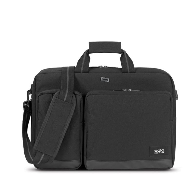 Duane Hybrid Briefcase - (Black)