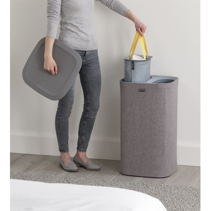 Tota 60-Liter Laundry Separation Basket - (Grey)