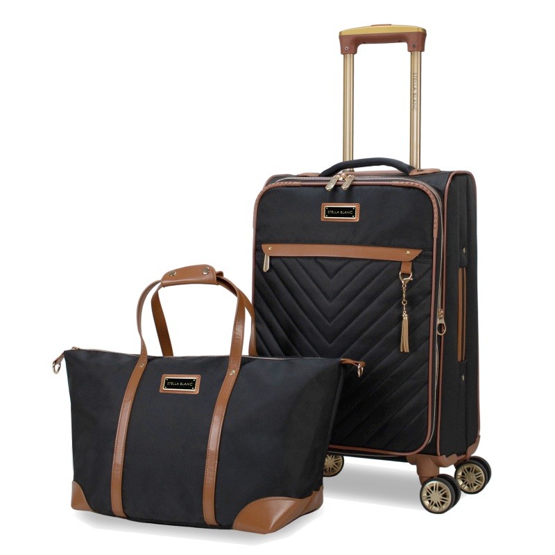 Belle 2-Piece Softside Carry-On and Tote Set
