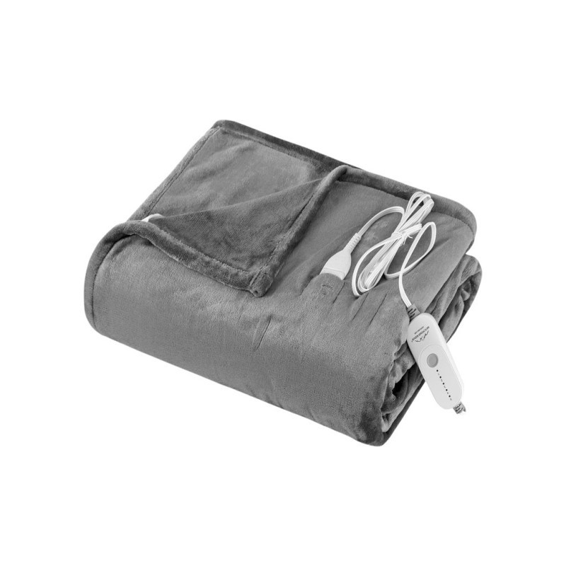 Heated Pearl King Microplush Blanket