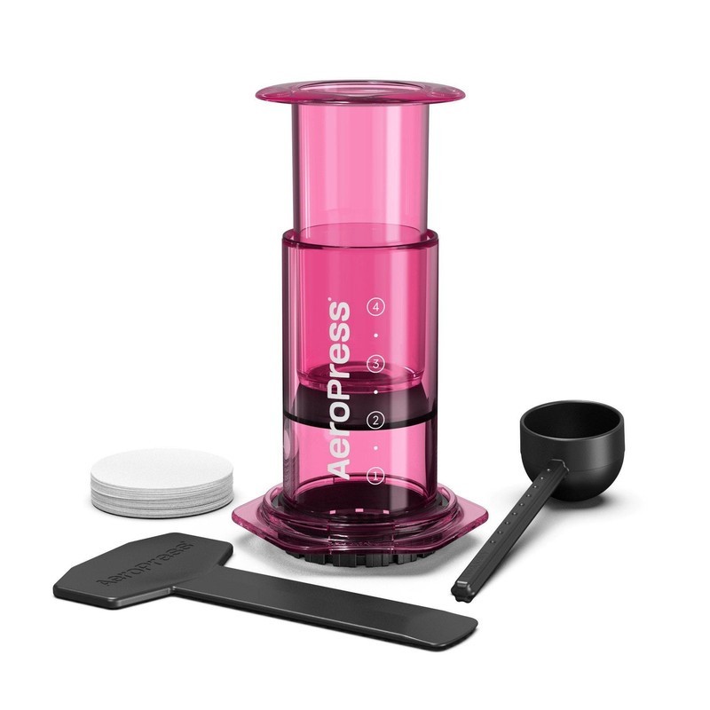Clear Coffee Press- Pink