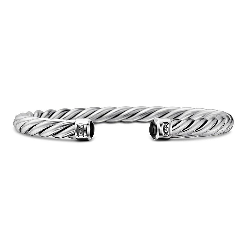 Men's Cable Cuff Bracelet
