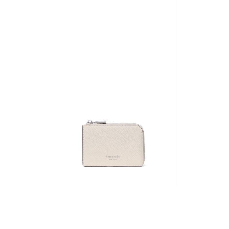 Mini Zip Card Case Cashew Milk
