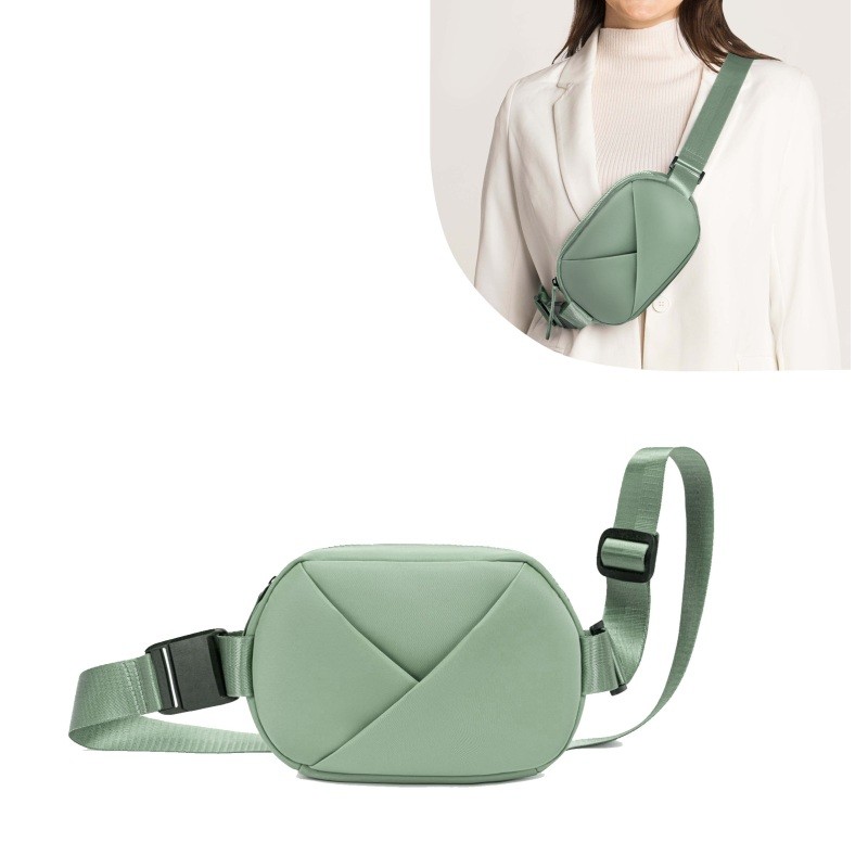 Origami Belt and Sling Bag - Sage Green