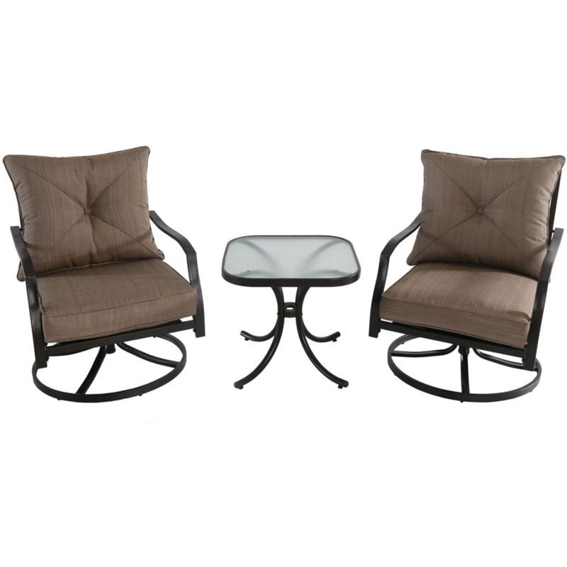 Palm Bay 3 Piece Swivel Chat Set