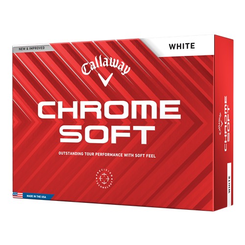 Callaway Chrome Soft Golf Balls White, 2024